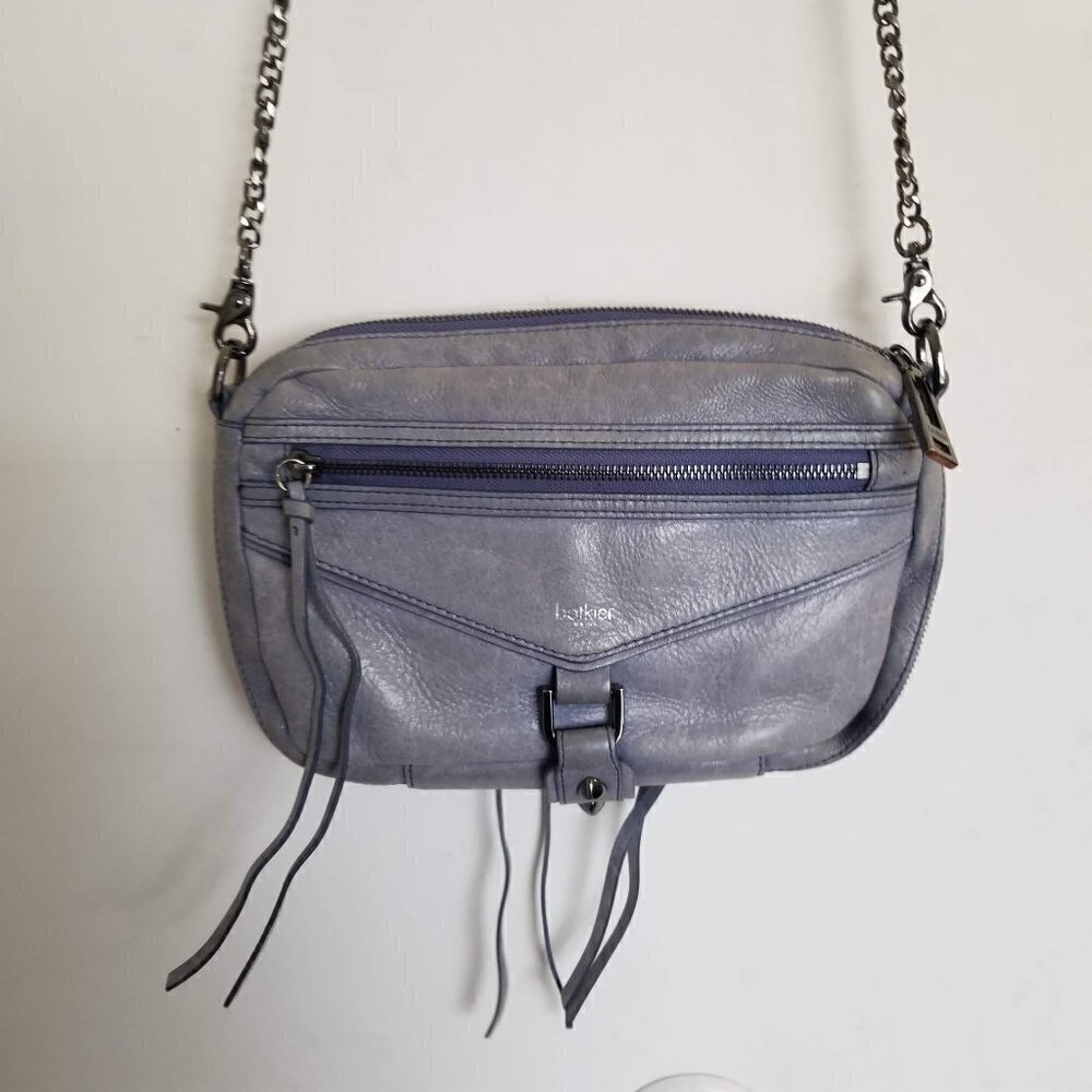 Botkier Crossbody Shoulder Top Zip Tassel Bag